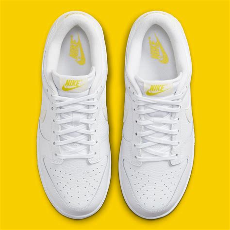 Nike Dunk Low White Yellow Heart FD0803-100 | SneakerNews.com