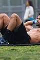 Jesse Metcalfe Shirtless Park Workout Photo Jesse Metcalfe