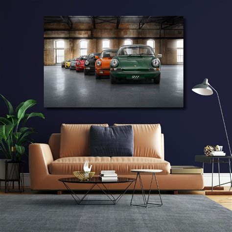 Porsche Wall Art Canvas Porsche Carrera Print Porsche Print Etsy