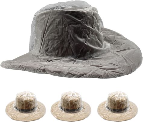 Pack Cowboy Hat Rain Cover Plastic Hat Cover Hat Protectors Men S