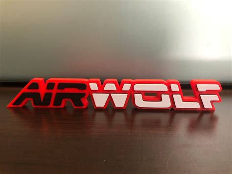 AIRWOLF Logo/shelf Display - Etsy