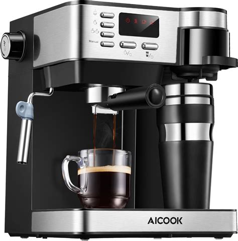 Amazon De Aicook Kaffeemaschine In Espressomaschine Mit