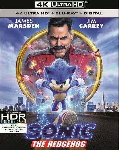 Sonic The Hedgehog K Ultra Hd Blu Ray Digital New W Comic