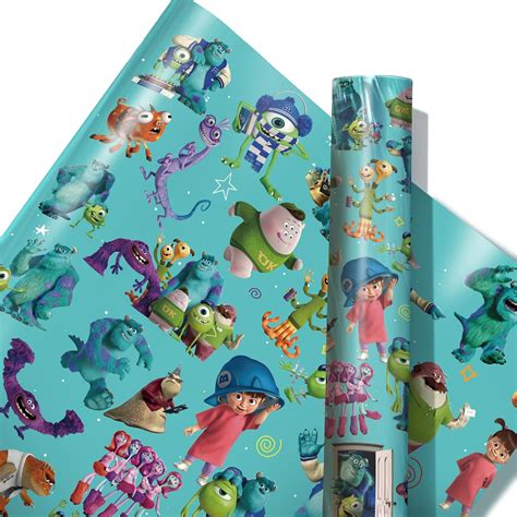 Amazon KSDCSER 5 Pcs Monster Inc Wrapping Paper Monster Gift Wrap