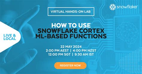 Virtual Hands-on Lab: How To Use Snowflake Cortex ML-based Functions