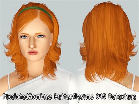 Butterflysims 045 Hairstyle Retextured The Sims 3 Catalog