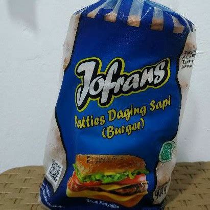 Jual Jofrans Patties Daging Burger Sapi Gr Shopee Indonesia