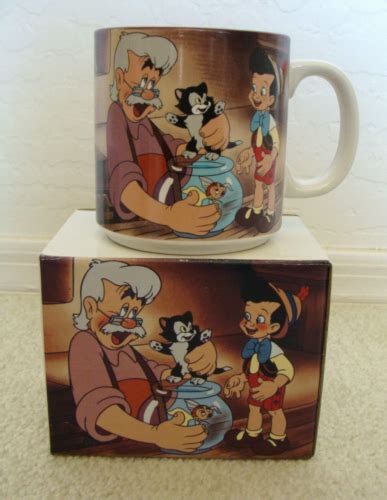 Walt Disney Pinocchio Ceramic Mug W Original Box Ebay