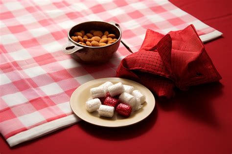 A Red Checkered Tablecloth Background, Holidays, Culture, Bottari ...