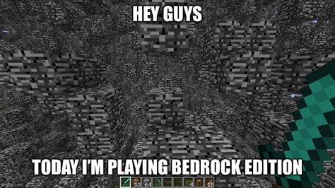 Minecraft Bedrock Addition Imgflip