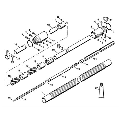 Stihl Ht Pole Pruner Ht Parts Diagram Drive Tube Assembly Ht