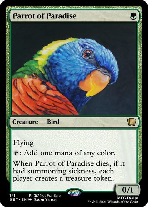 Parrot Of Paradise Rcustommagic