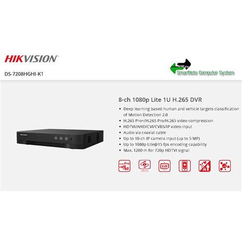 Hikvision Ch P Lite U H Dvr Ds Hghi K Shopee