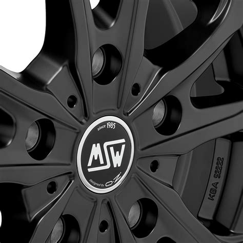 Msw By Oz Van Matt Black Alloy Wheels Wheelbase