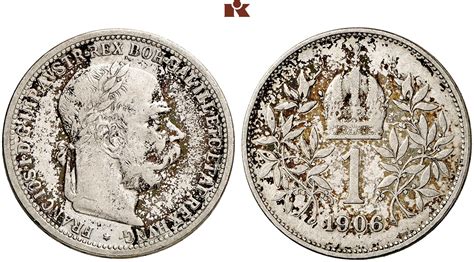 Franz Josef I 1848 1916 Krone 1906 Wien 4 92 G J 376