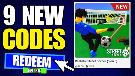 ROBLOX REALISTIC STREET SOCCER CODES 2024 BE QUICKLY YouTube