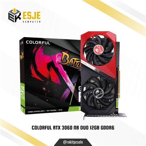 Jual Colorful GeForce RTX 3060 NB DUO 12G V2 L-V | Shopee Indonesia