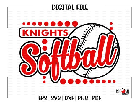 Softball Svg Knight Softball Svg Knights Knight Softball Etsy