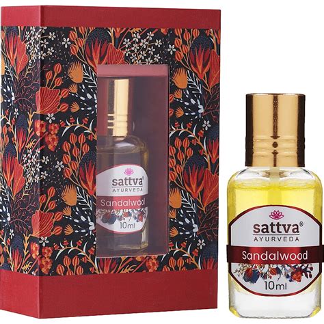 Perfume Oil Sandalwood 10 Ml Sattva AyurShop