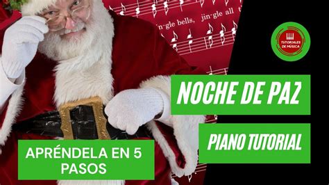 Noche de paz Tutorial PIANO apréndela en 5 pasos EASY VERSIÓN