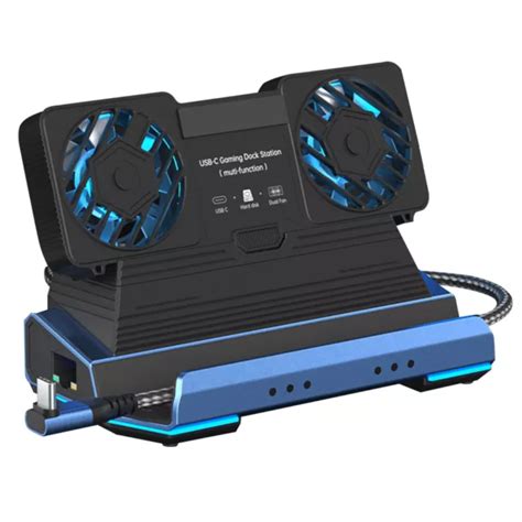 In Docking Station Dual Cooling Fan K Hz For Steam Deck Rog