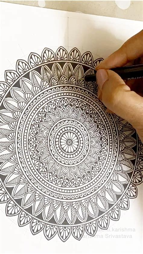 How to draw mandala beginners tutorial mandalatutorial mandala ...