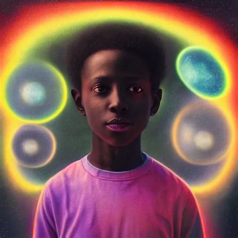 An K Resolution Matte Painting Of A Black Boy In A Stable Diffusion