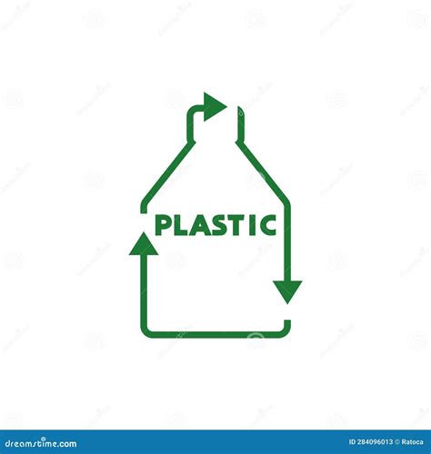 Plastic Recycling Symbol Stock Vector Illustration Of Isolated 284096013