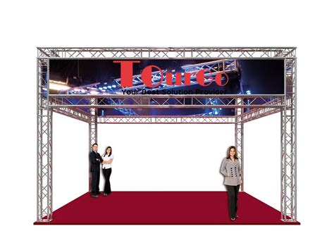 Tourgo 20 X 20 Aluminum Trade Show Truss Exhibits Display Booths