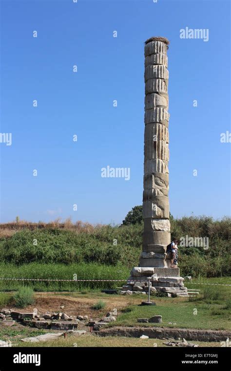 The Temple Of Artemis Stock Photo Alamy