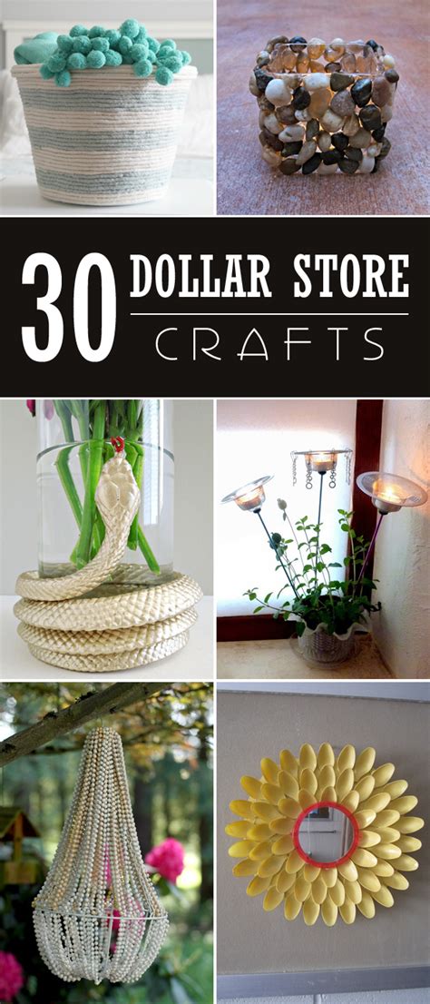 30 Easy & Stunning Dollar Store Crafts