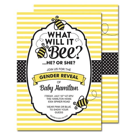 What Will It Bee Digital Invitation