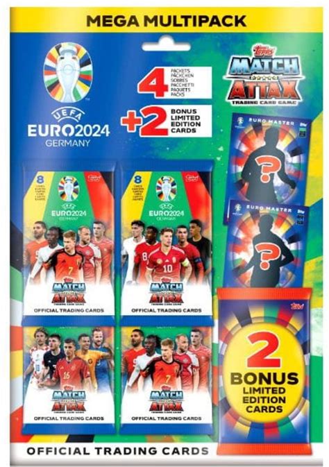 Topps Euro Match Attax Trading Cards Mega Multipack Games Bol