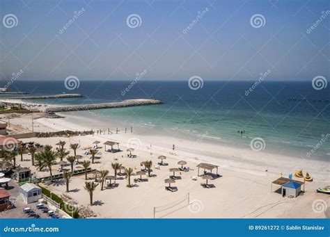 Ajman. August 2016. Beach Hotel Ajman Saray. the View from the Room To ...