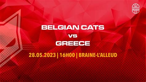 Belgian Cats Preparation Game Eurobasket Women Belgium Vs