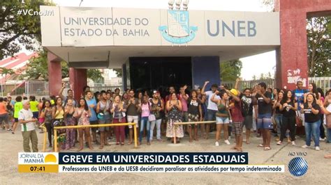 Estudantes Realizam Protesto Na Frente Da Uneb Um Dia Ap S Assembleia