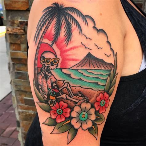 Tattoo Uploaded By Anatta Vela In Beach Tattoo Beachy Tattoos