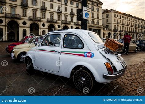 Fiat 500 Classic Car In Turin Editorial Photo Image Of Fiat European