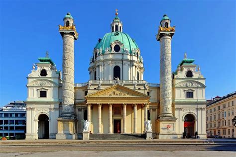 Karlskirche | Series 'The Most Elegant Buildings of Baroque Architecture' | OrangeSmile.com