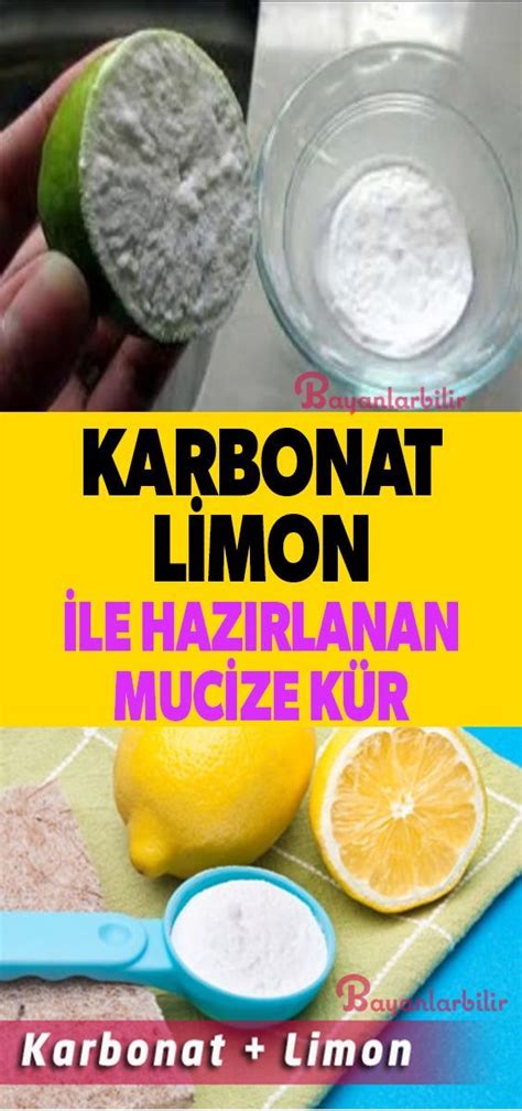 Mucize Karbonat Limon Maskesi Karbonat Limon Limon Otu