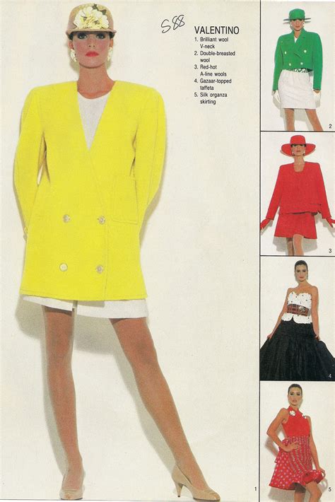 Valentino Spring 1988 1980s Fashion Fashion Valentino