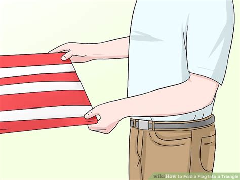 How To Fold A Flag Into A Triangle 11 Steps With Pictures