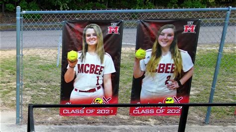 McBee High School Softball Second Round District Playoff Promo - YouTube