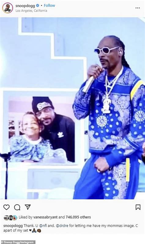 Snoop Dogg paid tribute to his late mother Beverly Tate during his ...