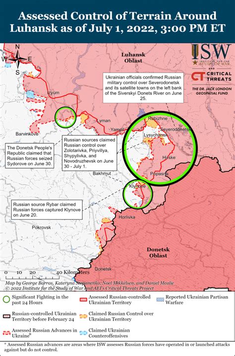 Russian Offensive Campaign Assessment July Critical Threats