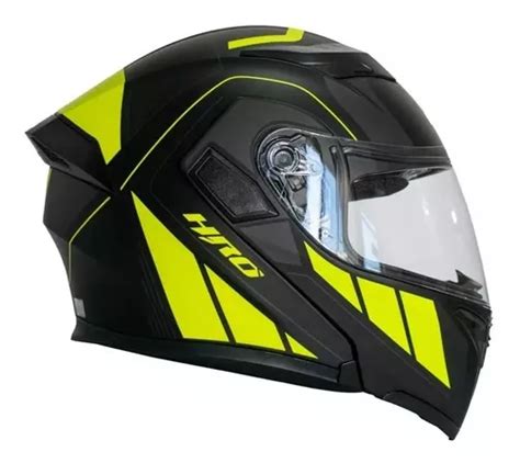 Casco Abatible Hro Luz Led Doble Certificacion Dot Y Ntc Env O Gratis