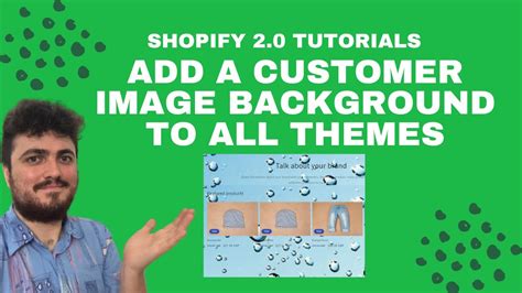 How To Add A Background Image To Your Shopify Store YouTube