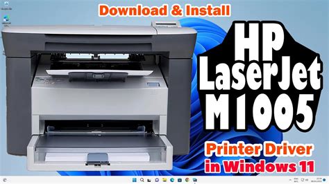 How To Download And Install Hp Laserjet M1005 Mfp Printer Driver Manually In Windows 11 Pc Or