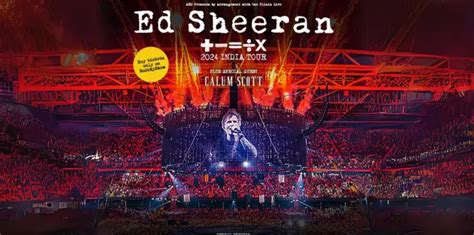 Experience Ed Sheeran Live In Mumbai Bookmyshow