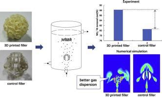 使用3D打印填料的移动床生物膜反应器的实验研究和数值模拟 Chemical Engineering and Processing